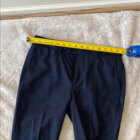 Men's H&M Slim Fit Navy Blue Pants - Picture 5 of 8